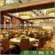 Restaurant interior design movable partition walls