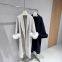 Lazy goddess, double-sided woolen fabric, simple temperament, loose and high-end feel. The jacket looks thin, cool, gentle and niche