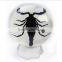 Promotional gifts Real resin 60mm acrylic yellow scorpion marble ball