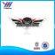 Custom deisgn 3d chrome logo sticker for motorcycle