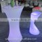 New PE Plastic Bar Table with LED light and remote control YXF-6011