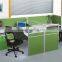 melamine board modern 4 seat office workstation cubicle (SZ-WS288)