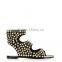 2015 New coming punk style women shoes Latest hot sale women shoes summer sandals