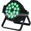 China dmx 512 indoor 18pcs rgbwa 5in1 cob led dmx rgb stage led par