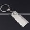 3D gift souvenir metal mini ruler keychain