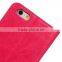 left cover card wallet design mobile phone cover/cellphone bag for iphone 6 stand leather case