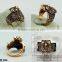 American diamond jewellery factory wholesale gemstone adorable animal owl finger ring R0106