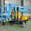 (14m)hydraulic portable electric trailer truck mounted arm lift adjustable work platform portable