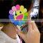 hot design hand strap flowers silicon tpu case for iphone 6 6s plus