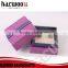 Harwoo New design purple leather jewelry box for earring