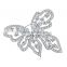 Platinum Plated Designer Butterfly Brooch With AAA+ Cubic Zircon Micro Pave Setting for Women and Men