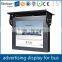 FlintStone 15 inch LCD kiosk bus advertising, public bus LCD monitor, commercial LCD screen