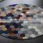 Multi Colour Circles Hand Tufted Cut Pile Wool Carpets YB-A085                        
                                                Quality Choice