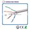 Network cabling gigabit ethernet cat6 utp cable 23awg 0.57mm bare copper cat6 upt network cable