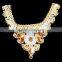 decorated fashion fancy lace motif with sequin flower