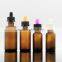 wholesale 10ml dark amber frosted glass bottle for e lique in China