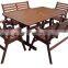 Meranti Outdoor / Garden Furniture Set - Table + chair & bench