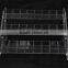 3-tier Clear Acrylic Nail Polish Table Display Rack/acrylic Cosmetic Desktop Display