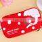 Multifunctional Pula girl print school pencil case with double side zipper