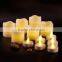 Eco-friendly Energy-saving LED electronic flashing paraffin led lights for wedding party birthday home and hotel