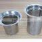 Top quality sleek contemporary design etching stainless steel infuser basket