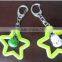 Customized Various Design promotional gifts PVC reflective keychain key chain