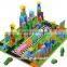 100pcs Metro Construction Wooden Blocks Building Blocks