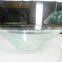 cone shaped glass fruit bowl