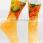 Stylish cotton blended yarns women lady socks 3D Digital All Over Print Socks