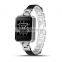 New Smart Watch Metal+Leather Strap Full Work With IOS and Android Lady's Smart Watch
