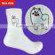 3 pairs/lot womens funny cartoon christmas tress decoration winter socks custom personalized embroidery designs sock