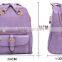 Korean design backpack macarons color backpack leather school backpack