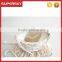 B903 Handmade crochet tassel white single shoulder lady bag bohemia beach retro tassel female bag