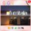 High quality custom made large outdoor acrylic led frontlit store signs