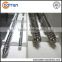 Conical twin extruder chromed screw barrel for plastic machine