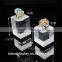 3 tiers clear excellent carftship acrylic riser/acrylic jewelry display stand/acrylic ring holder Shenzhen factory