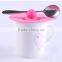 2016 Custom cute ceramic coffee mug with silicone lid
