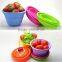2016 the most popular Lunch Box /Convenient carry silicone Lunch Box