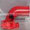 Good Quality Putzmeister Concrete Pump Flat Elbow