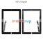 Wholesale 100% Original OEM Touch Panel For iPad 3 iPad 4, For iPad 3 4 Front Touch Panel Digitizer Replacement