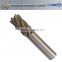 High precision hss 6flute end mills, milling cutter for the steels