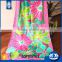 China supplier 2016 new design beach towel hibiscus flower