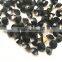 Full size low defect ss45 jet black color pointback rhinestone for fashion DTY bags