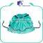 Large size polyester kids drawstring backpack for gym