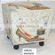 Household decorative leather storage stool
