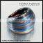 Millefiori Murano Glass Fashion Jewelry Glass Dome Ring