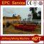 50~150 TPH gold washing plant, mobile gold mining plant