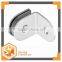 GB-03E L shape bathroom glass clamp Satin/Polish finishing Sus201/304/316 shower glass door clips 6-12mm glass connector