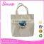 recycled custom foldable promotional handle cotton shopping bag