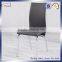 Popular Wholesale PU Leather Metal Chrome Dining Chair Office Chair